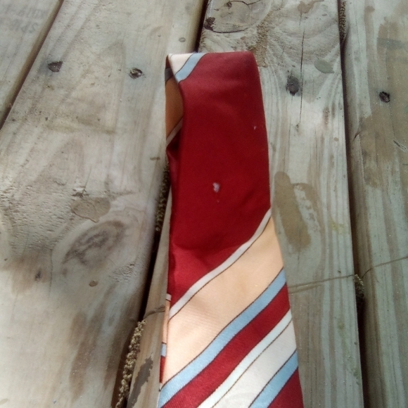 Men's Vintage Gino Pompeii Necktie Tie Ladies Lady Italy Repurpose - Picture 3 of 4